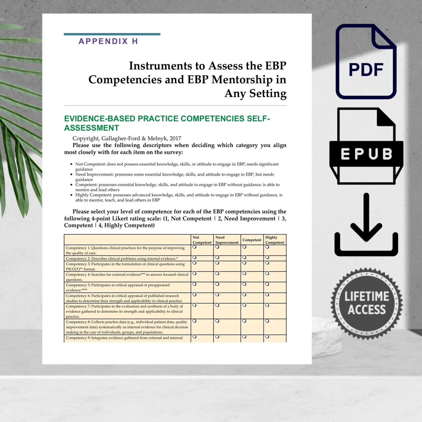 Evidence-Based Practice in Nursing and Healthcare study guide