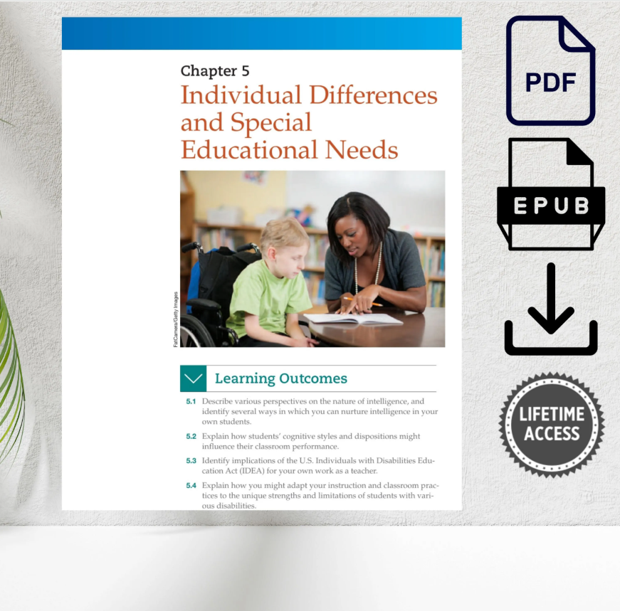 Students learning educational psychology concepts in a classroom setting