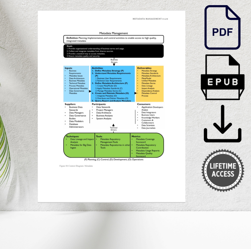 Professional reference book on data management and information governance