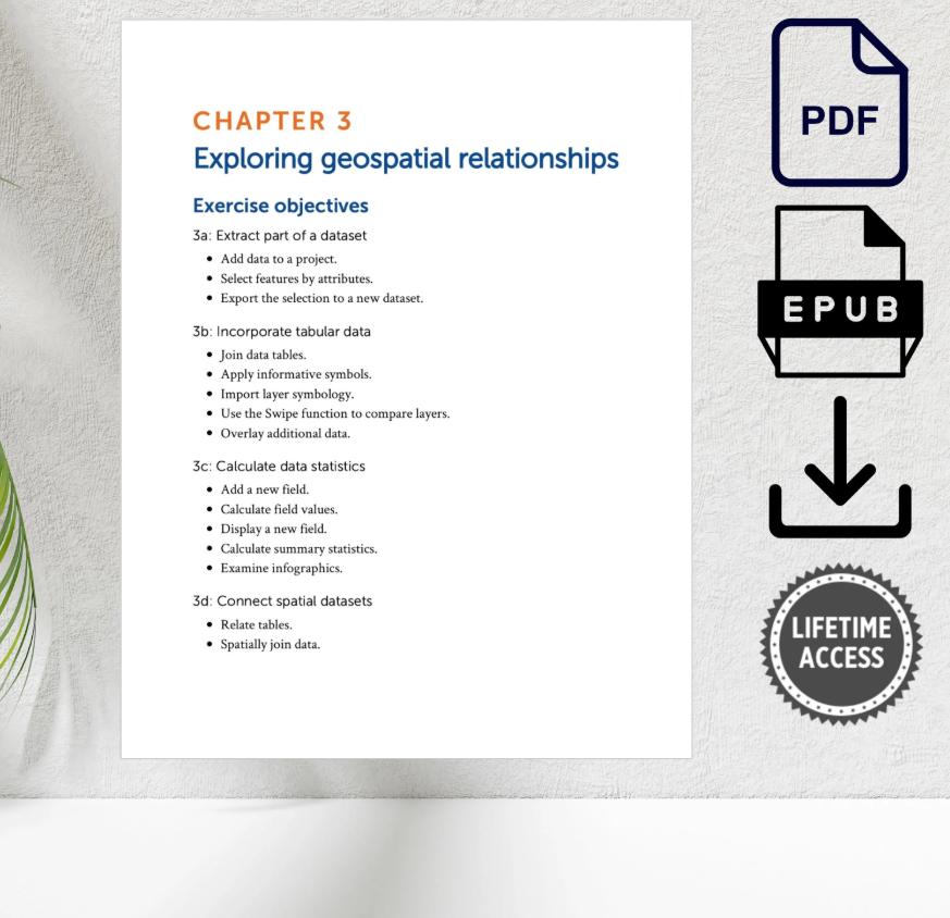 ArcGIS Pro 3.2 geographic information systems textbook