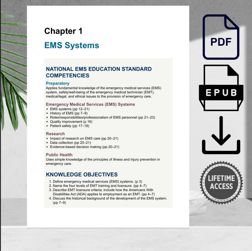 Emergency Care & Transportation Textbook (12th Edition), Twelfth Edition