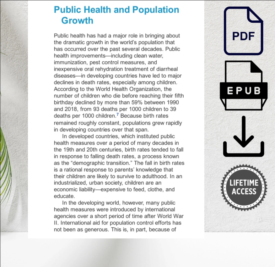 College Public Health textbook featuring modern public health challenges and healthcare policy.