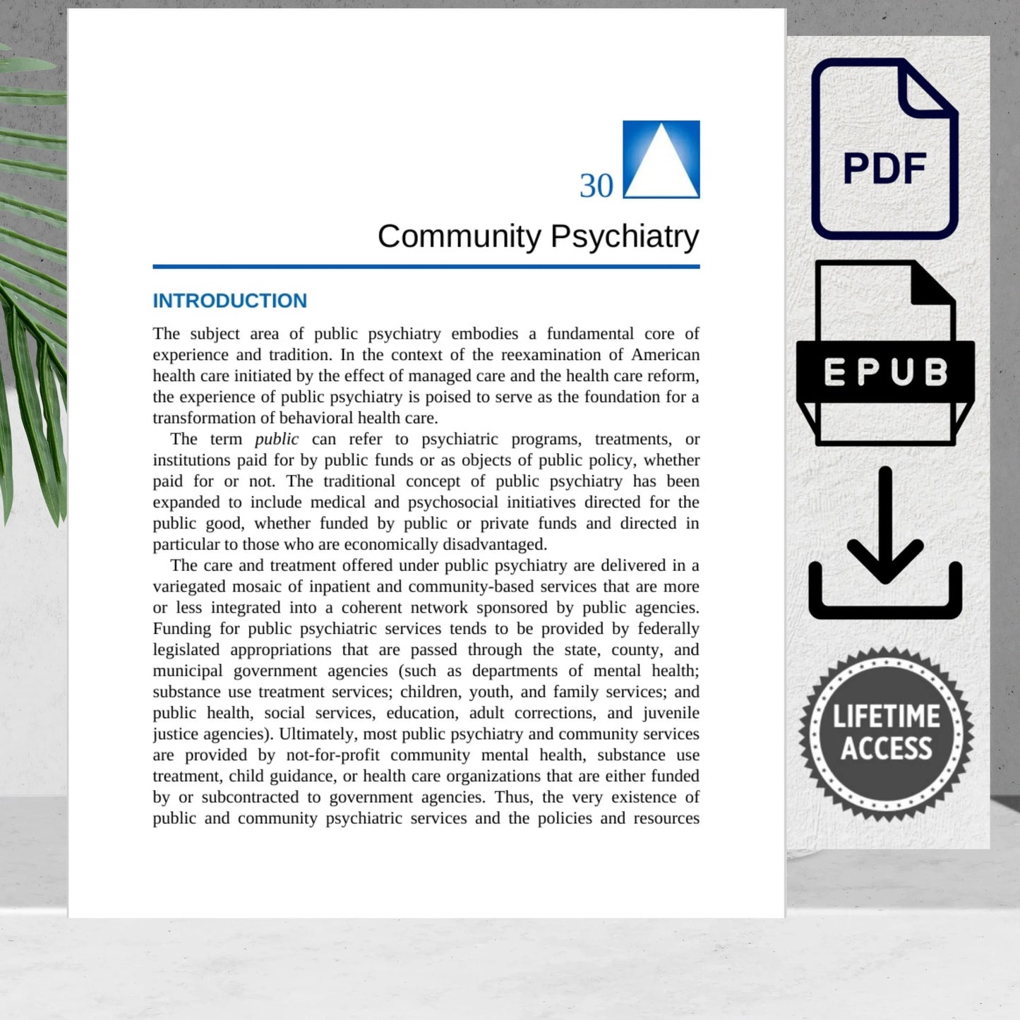Evidence-based psychiatry textbook for residents and healthcare professionals