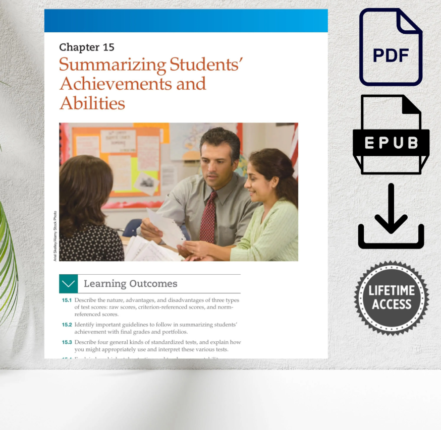 Educational psychology concepts including learning, motivation, development, and assessment