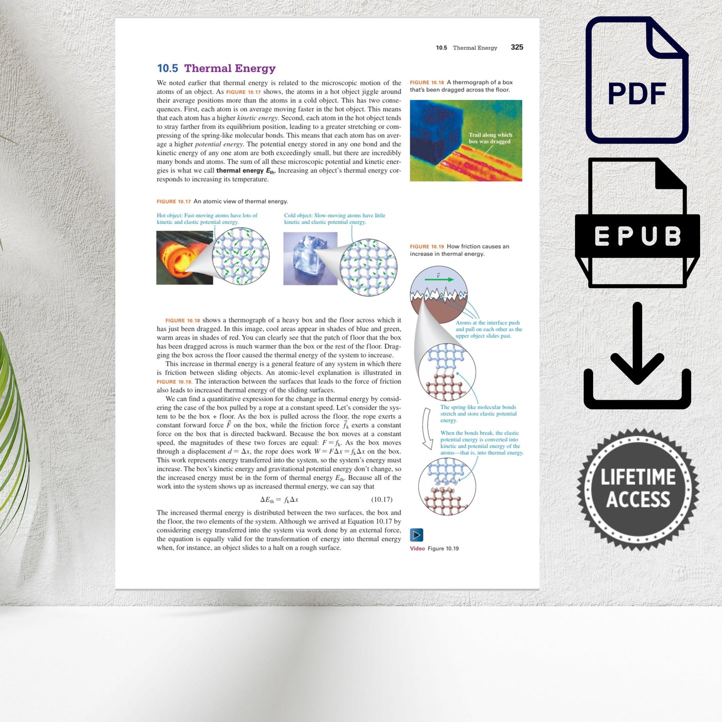 Introductory college physics textbook with interactive learning resources