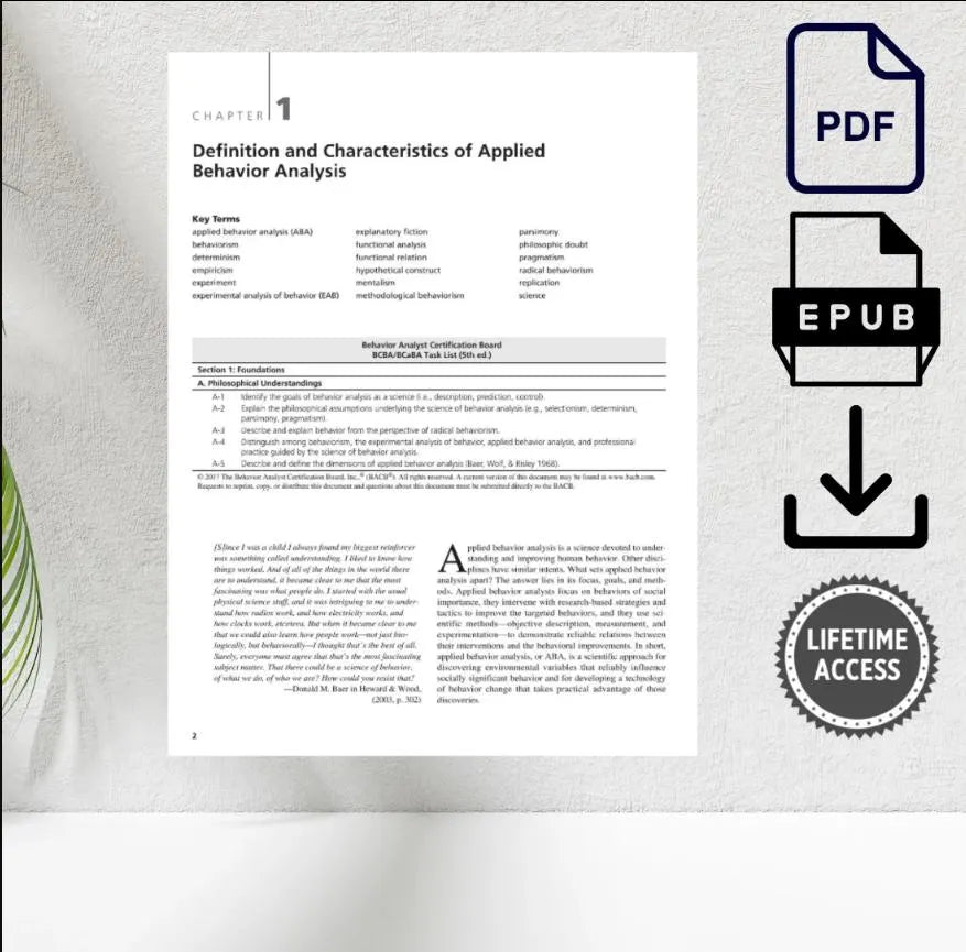 ABA study guide covering reinforcement and behavior intervention strategies