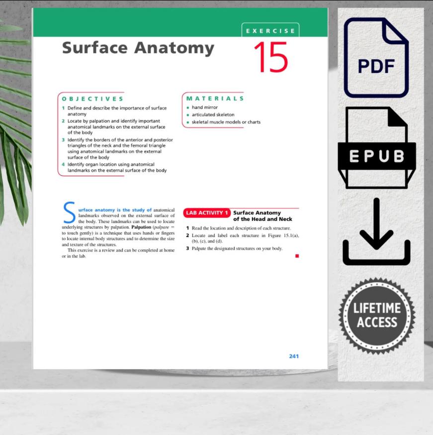 Human anatomy laboratory manual for nursing and healthcare students