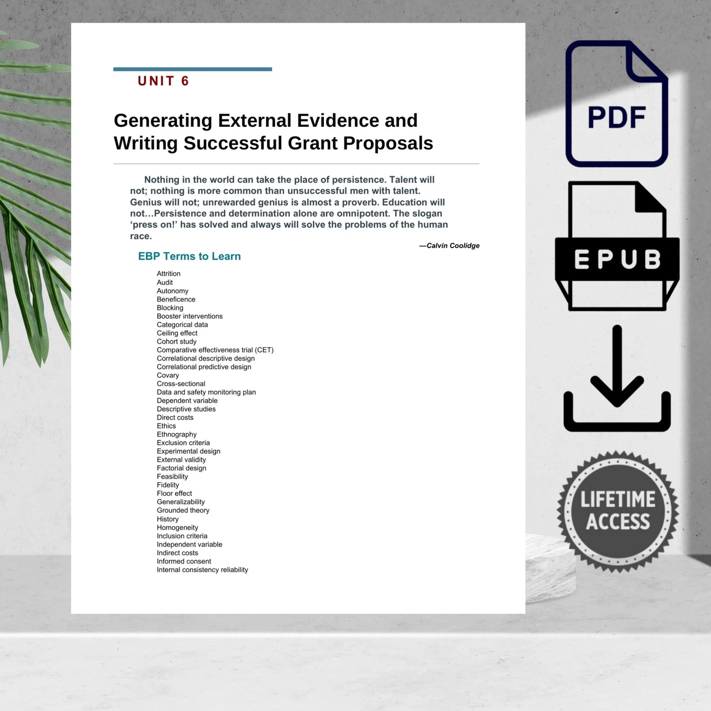 Nursing research and best practice educational textbook