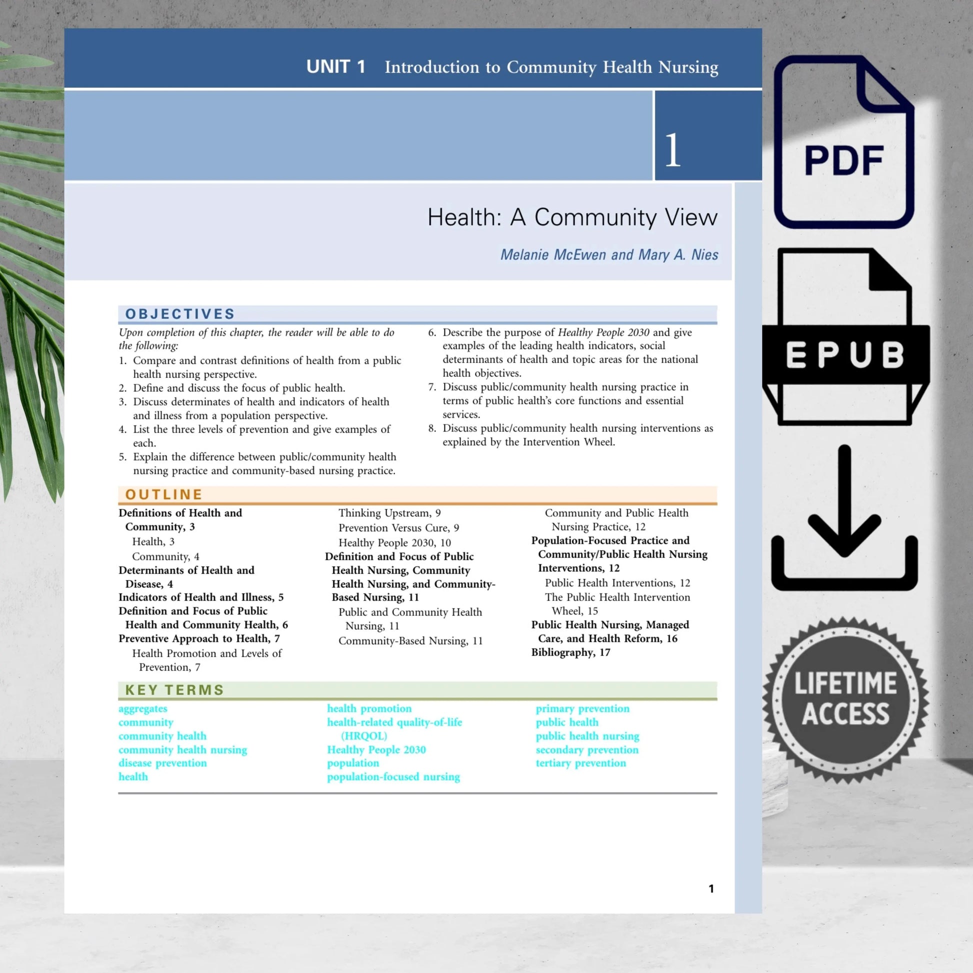 Community/Public Health Nursing 8th Edition nursing textbook cover