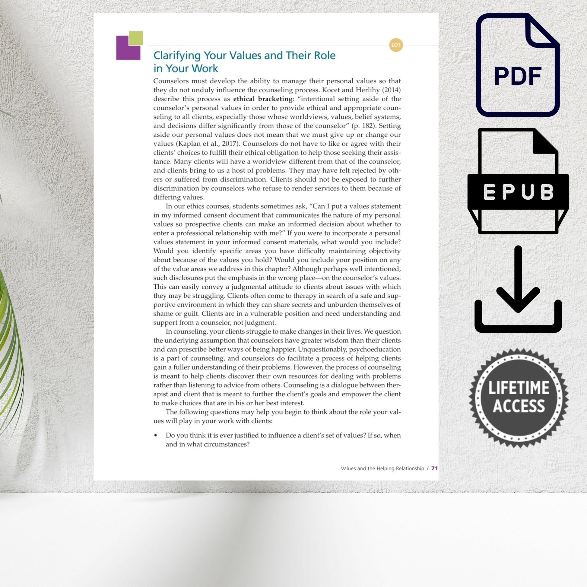 Front cover of Issues and Ethics in the Helping Professions textbook